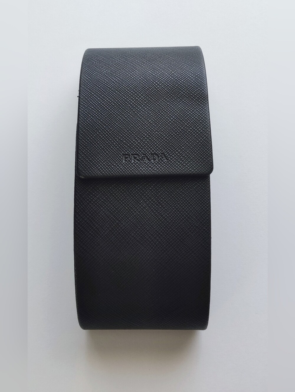 Prada Black Saffiano Leather Sunglass Case. Great Condition.